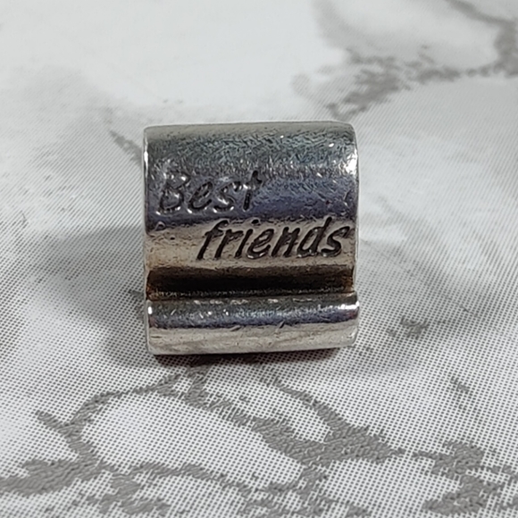 Pandora Best Friends Scroll Sterling Silver Charm - Picture 6 of 6